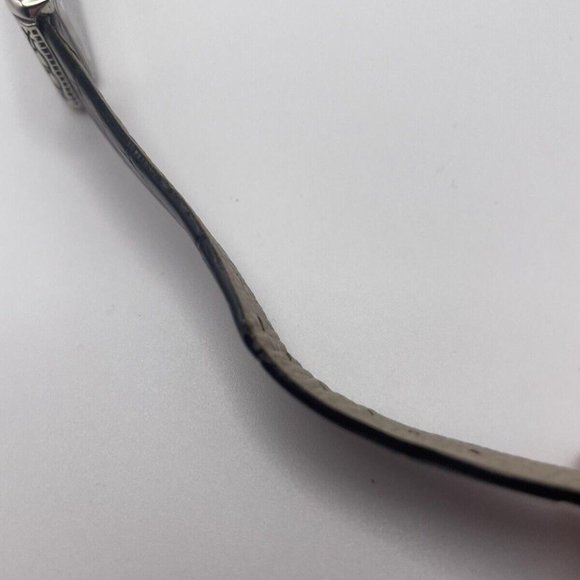 Working Coldwater Creek Watch Black Band / Silver Tone MSRP $59 Croc N Scroll - Picture 10 of 10